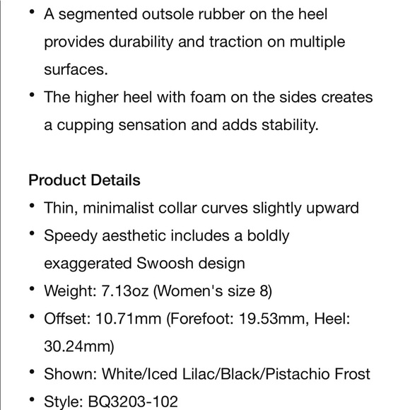 NIKE ZOOM GRAVITY WOMEN’S SHOES 💕 - Picture 12 of 12